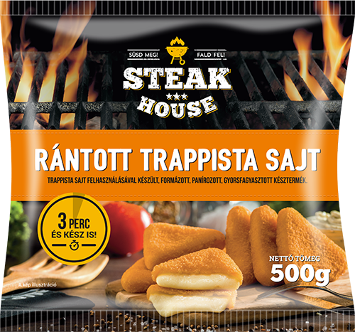 Steak House Rántott Trappista Sajt